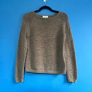 Vintage Talbots Brown Sweater Women's Size Small Petite Classic Minimalist Retro